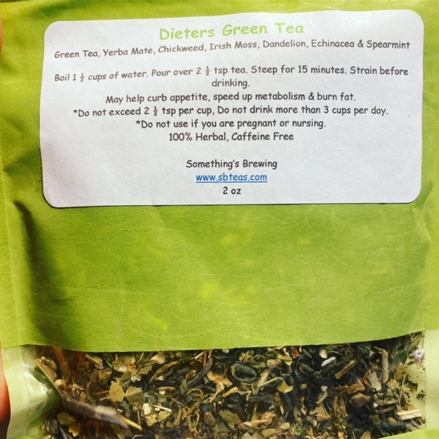 Dieters Green Tea 2 oz