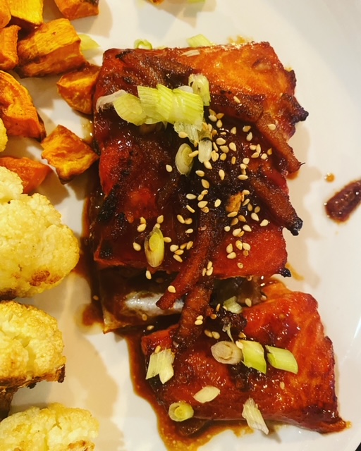 Easy Asian Style Baked Salmon – Jeni Gough