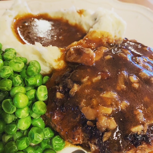 Salisbury Steak with Mushroom Beer Gravy – Jeni Gough