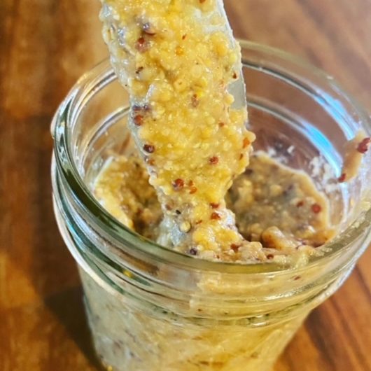 Easy Spicy Garlic Horseradish Mustard