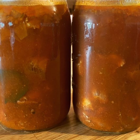 Pozole Rojo for Pressure Canning